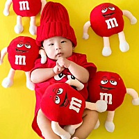 宝宝100天，自己在家用手机拍的照片