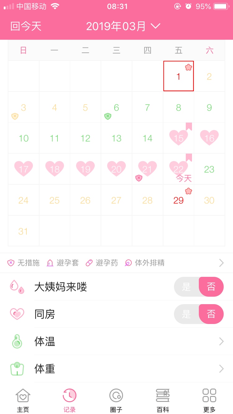 今天都22号了，管家提示都应该来完姨妈了，可是姨妈呢？去哪了？