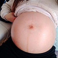 38周了，宝宝你什么时候才肯出来，妈咪要坚持不住了😖