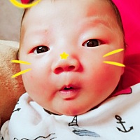 还有几天就终于满月咯！！