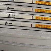 我从19号就开始测天天大白板，今早还白板，刚测了最下面有点灰了，真的假的晕了