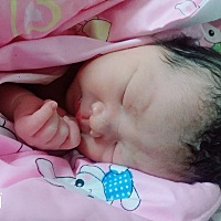 2019年农历2月16日18点33分，小棉袄一枚，儿女双全了🎉🎉🎉