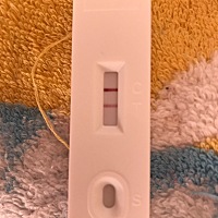 第一次怀孕测了一下不知道什么意思……求帮助