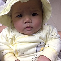 小宝贝现在可以睡整觉了，晚上十二点吃了直接睡到六点半了