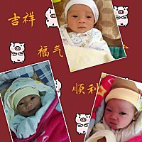 图一：上是哥哥、左是姐姐、右是妹妹，都是他们刚出生几天的对比图，是一个样吗？😂图二：是哥哥不到...