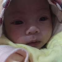 我的小公举～马上就要满月啦～么么哒