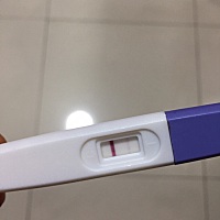 浅浅的一条是不是代表有了😂