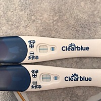 帮我看下这是怀孕了吗 刚刚测的，16号强阳同房的 ，还有4天该来月经了