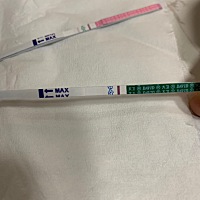 大家帮我看看，是我眼睛看花了吗？我是3.3末次，19号排卵，这是今晚测得，这个是意念灰吗？希望好孕