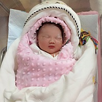 2019年3月30日早，顺产小公主7斤6。 感恩。