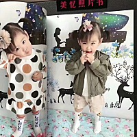 把宝宝的照片做成杂志册 一本入册28-76张，全书腹膜，防水防潮，永久保存！