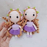 给闺女儿勾的安抚娃娃，这手艺可还行😁😁