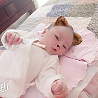 寶寶24天啦 全母乳 我的小可愛