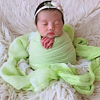 二宝贝真的又是一个小棉袄哦！今天18天啦！