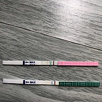 3.12号末次月经今天早上测试了一下，排卵试纸弱阳，早早孕有一点点，早孕试纸是一个小时过后才有一点点...