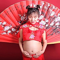 33周，你们拍孕妇照了嘛？
