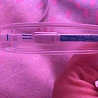 继上次意念灰之后今天测了一下，越来越明显，确定是怀了吧，太开心了