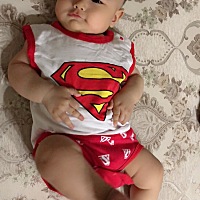 宝宝小君可快5个月了祝宝宝健康平安快乐成长，爱你呦！