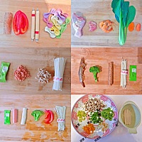 在我这里没有什么水果蔬菜是不能给宝宝的吃的😂 各种 各种亨氏得米粉，水果泥，各种猪肉牛肉，鳕鱼肉...