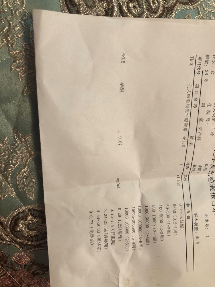 看不懂怀孕多久了。数据正常么