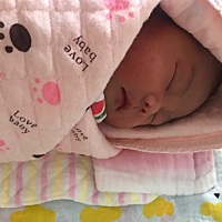 2019.0406     11点零3  女宝宝顺产  全程30分钟 ！ 打的催产针 疼的时候配合大夫做 扩胸运动 绷住气 长...