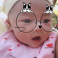 马上百天了，我的宝贝看你一天天长大，真开心🎈