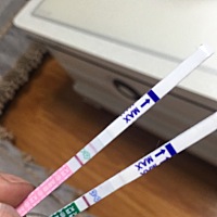 刚刚测的，这是什么情况，姐妹帮忙看看