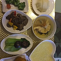 秀秀我在月子中心的月子餐