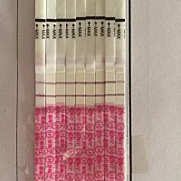 帮我看看。测试快一个星期的金秀儿排卵试纸