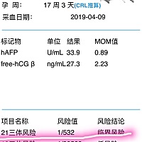 中期唐筛！通知要复查，手脚都软了！怕怕的😱