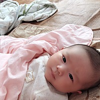 乖寶貝50天了，只愿你能健康平安的長大，么么哒！