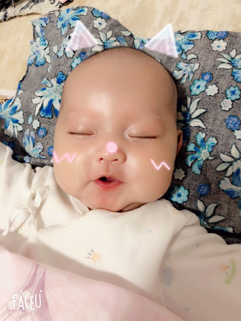 睡觉的样子，萌萌哒