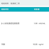 末次月经23号，今天的血检，不会看，姐妹们有了还是没有？
