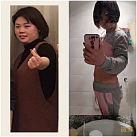 2年了终于瘦了，好激动，从孩子生完150斤，瘦到了119斤，不节食，不吃药，不打针，虽然还是很胖，但是也...
