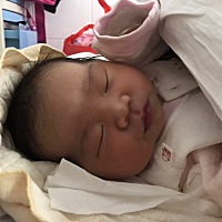 4.15号，晚上七点四十七分……生了个小千金……体重7.7……顺产❤️愿圈里的孕妈要男得男，要女得女