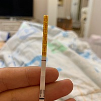 我人授完第六天，金秀儿试纸有浅浅的印子，各位小仙女们能否帮我看看，是我想多了吗？