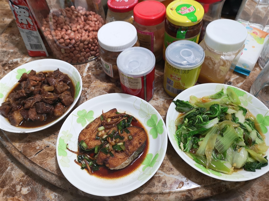 晚饭三个菜