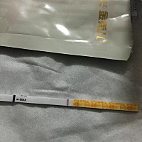 简直不敢相信，刚测试的金秀儿早孕。真的有印子了，宝宝加油，妈妈知道你来了，一定要加油啊