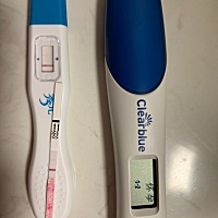 激动的睡不着，准备今早去医院确认一下，祝愿我们都宫内好孕！