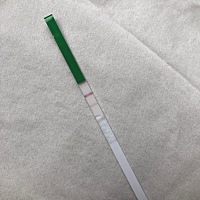 13号排卵  今天排卵第十一天 早早孕还是白板 排卵试纸弱阳  小腹满满的姨妈感  腿酸 胸疼。哎 估计是没...