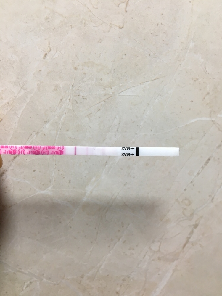 测得第三天，印子还是很淡