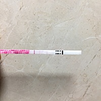 测得第三天，印子还是很淡