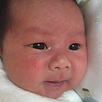 我宝宝脸上长了好多痘痘，不知道是痱子还是什么，也不知道是不是奶粉吃得上火了，有谁知道的告诉下，谢谢啦