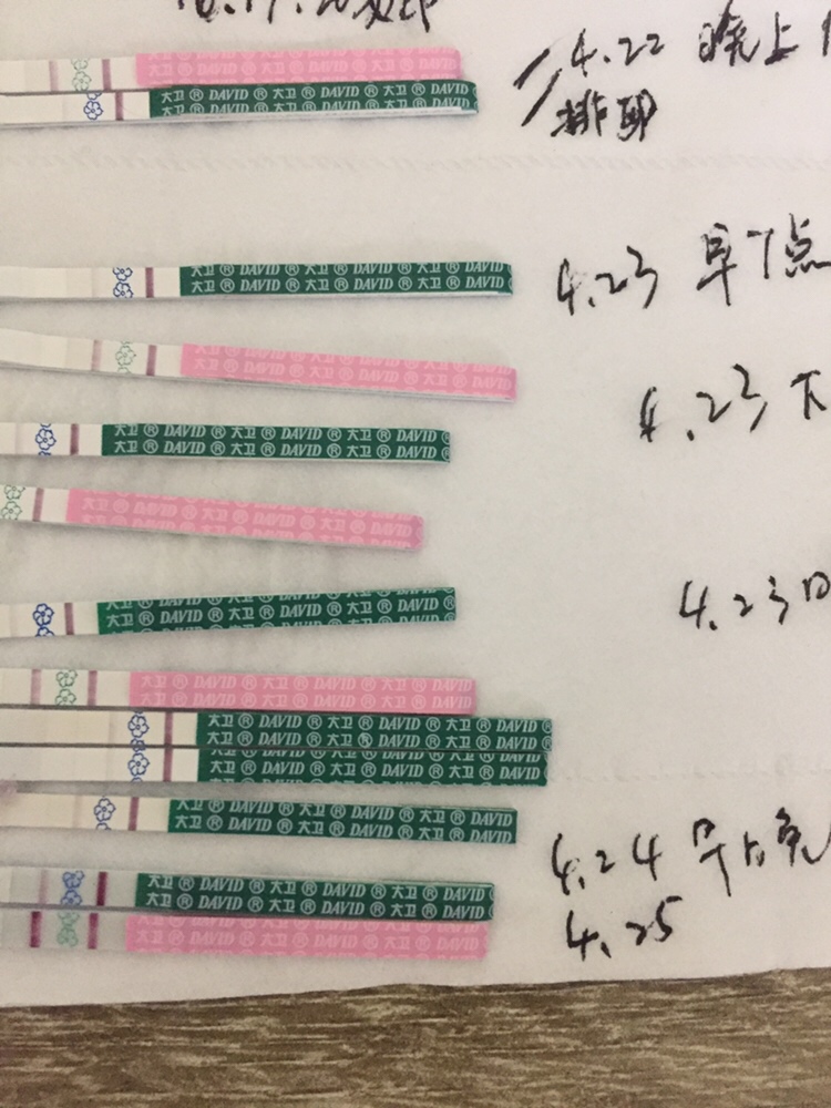 最后的是今天早上的。前面的是前两天的。