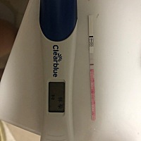 第四天测出来颜色很明显了，老公买了个贵的能看出时间😊