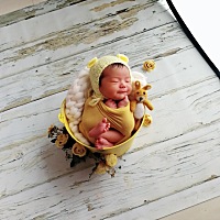 出生第8天，初生照留念~😘😘