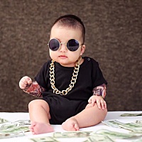 又来晒娃来了！ 百天照！