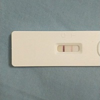 末次月经3月29日。今天早上试了一下一条深一条浅，右边肚子偶尔会痛担心会不会是宫外孕