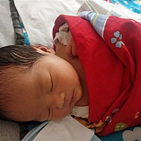 宝贝七天啦！爱你💏愿你健康，快乐，平安💋