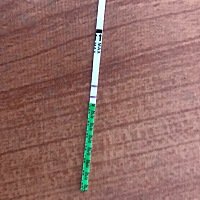 今天早上测出来的   可是这个月因为尿道炎的问题 喝了四五天的药   我只想问问会有影响吗